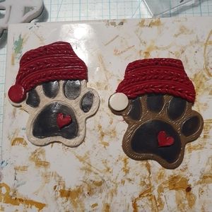 Handmade clay ornaments